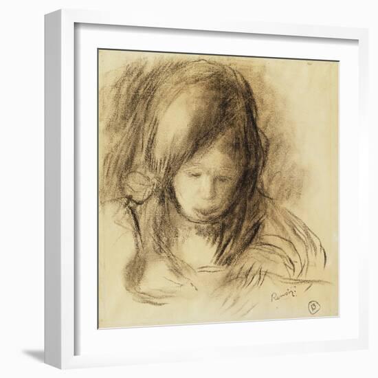 Mini Writer; Coco Ecrivant-Pierre-Auguste Renoir-Framed Giclee Print