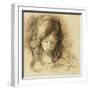 Mini Writer; Coco Ecrivant-Pierre-Auguste Renoir-Framed Giclee Print