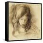 Mini Writer; Coco Ecrivant-Pierre-Auguste Renoir-Framed Stretched Canvas