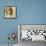 Mini Writer; Coco Ecrivant-Pierre-Auguste Renoir-Framed Stretched Canvas displayed on a wall