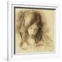 Mini Writer; Coco Ecrivant-Pierre-Auguste Renoir-Framed Giclee Print