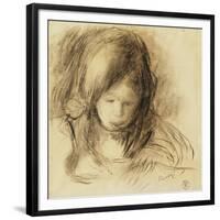 Mini Writer; Coco Ecrivant-Pierre-Auguste Renoir-Framed Giclee Print