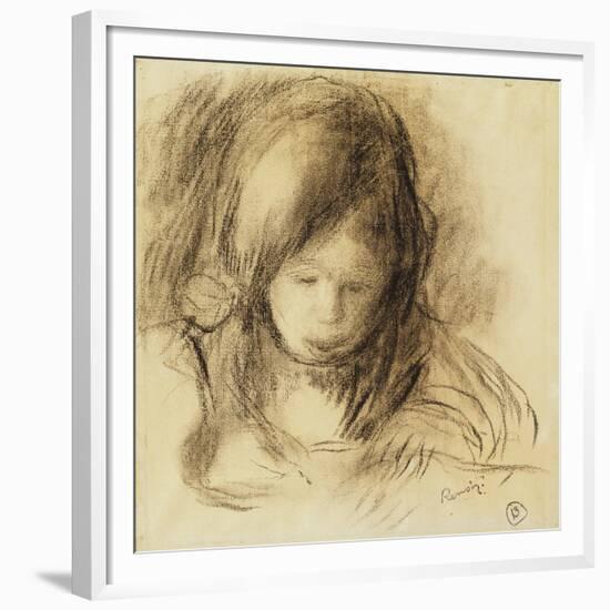 Mini Writer; Coco Ecrivant-Pierre-Auguste Renoir-Framed Giclee Print