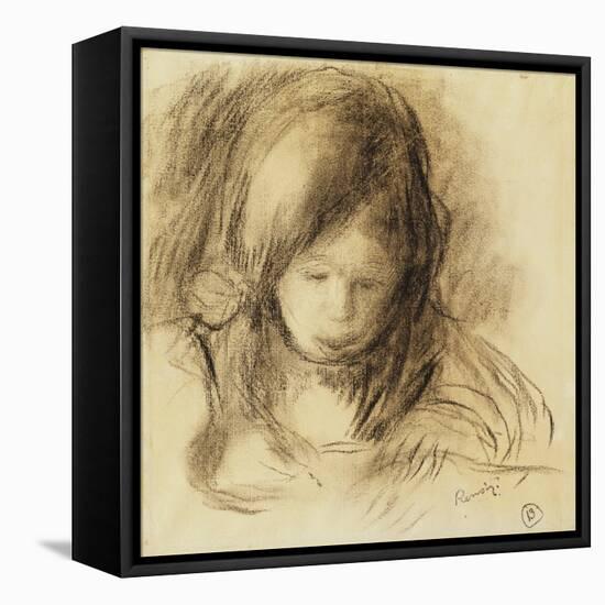 Mini Writer-Pierre-Auguste Renoir-Framed Stretched Canvas