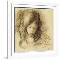 Mini Writer-Pierre-Auguste Renoir-Framed Giclee Print