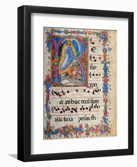 Miniature depicting the Resurrection-Sano di Pietro-Framed Art Print