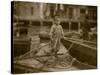 Miniature Fisherman-Lewis Wickes Hine-Stretched Canvas