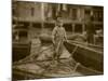 Miniature Fisherman-Lewis Wickes Hine-Mounted Photo