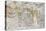 Miniature Fresco Depicting a Naval Fleet Leaving Dock, from the West House of Thera or Santorini-null-Stretched Canvas