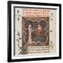 Miniature from a Manuscript of the Roman De La Rose by Guillaume De Lorris and Jean De Meun, 1353-null-Framed Giclee Print