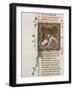 Miniature from a Manuscript of the Roman De La Rose by Guillaume De Lorris and Jean De Meun, 1353-null-Framed Giclee Print