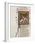 Miniature from a Manuscript of the Roman De La Rose by Guillaume De Lorris and Jean De Meun, 1353-null-Framed Giclee Print