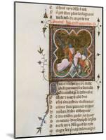 Miniature from a Manuscript of the Roman De La Rose by Guillaume De Lorris and Jean De Meun, 1353-null-Mounted Giclee Print