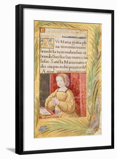 Miniature from the Book of Prayers-null-Framed Giclee Print