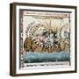 Miniature from the Cantigas De Santa Maria Alfonso X the Wise, Manuscript, Spain 13th Century-null-Framed Giclee Print