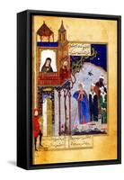 Miniature From the 'Conference of the Birds' by Attar of Nishapur-null-Framed Stretched Canvas