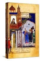 Miniature From the 'Conference of the Birds' by Attar of Nishapur-null-Stretched Canvas