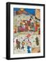 Miniature from Yusuf and Zalikha (Legend of Joseph and Potiphar's Wif) by Jami-null-Framed Giclee Print