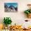 Miniature Hikers with Backpacks-Kirill_M-Stretched Canvas displayed on a wall