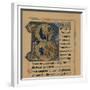 Miniature Initial and Part of a Page from a Psalter, (13th Century), 1901-null-Framed Giclee Print