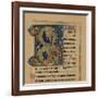 Miniature Initial and Part of a Page from a Psalter, (13th Century), 1901-null-Framed Giclee Print