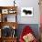 Miniature Long-Haired Dachshund-null-Photographic Print displayed on a wall