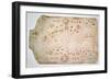 Miniature Nautical Map of the Mediterranean, 1584-Bartolomeo Olives-Framed Giclee Print