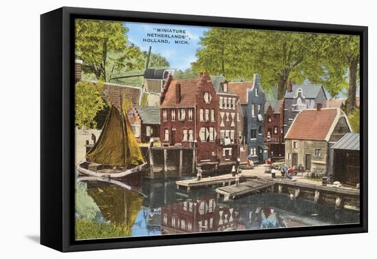 Miniature Netherlands, Holland, Michigan-null-Framed Stretched Canvas