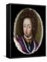 Miniature of Charles XI, King of Sweden, 1690-Erik Utterhielm-Framed Stretched Canvas