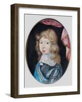 Miniature of Charles XI, King of Sweden as a child, c.1662-Pierre Signac-Framed Giclee Print