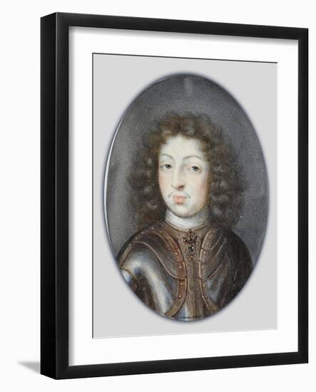 Miniature of Charles XI, King of Sweden, c.1675-80-Pierre Signac-Framed Giclee Print