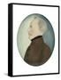 Miniature of “Colonel Gustafsson” former Gustav IV Adolf King of Sweden, c.1830-Unknown Artist-Framed Stretched Canvas