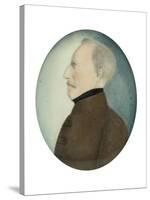 Miniature of “Colonel Gustafsson” former Gustav IV Adolf King of Sweden, c.1830-Unknown Artist-Stretched Canvas