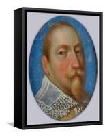 Miniature of Gustav II Adolf, King of Sweden, c.1630-Unknown Artist-Framed Stretched Canvas