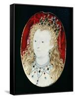 Miniature of Queen Elizabeth I-Nicholas Hilliard-Framed Stretched Canvas