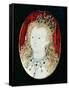 Miniature of Queen Elizabeth I-Nicholas Hilliard-Framed Stretched Canvas