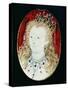 Miniature of Queen Elizabeth I-Nicholas Hilliard-Stretched Canvas
