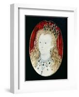 Miniature of Queen Elizabeth I-Nicholas Hilliard-Framed Giclee Print