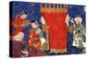 Miniature of "The Birth of Alexander the Great"-null-Stretched Canvas