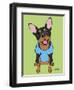 Miniature Pinscher-Tomoyo Pitcher-Framed Giclee Print