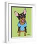 Miniature Pinscher-Tomoyo Pitcher-Framed Giclee Print