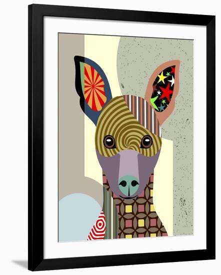 Miniature Pinscher-Lanre Adefioye-Framed Giclee Print