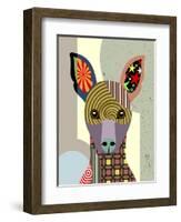 Miniature Pinscher-Lanre Adefioye-Framed Giclee Print