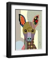 Miniature Pinscher-Lanre Adefioye-Framed Giclee Print