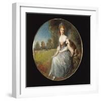 Miniature Portrait of a Lady-Michele Riccardi-Framed Giclee Print