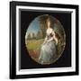 Miniature Portrait of a Lady-Michele Riccardi-Framed Giclee Print