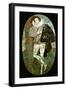 Miniature portrait of a young man, 16th century-Nicholas Hilliard-Framed Giclee Print