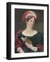 Miniature Portrait of Eliza Katherine Crawley, by Sir William Charles Ross, 19th century, (1903)-Sir William Charles Ross-Framed Giclee Print