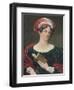 Miniature Portrait of Eliza Katherine Crawley, by Sir William Charles Ross, 19th century, (1903)-Sir William Charles Ross-Framed Giclee Print