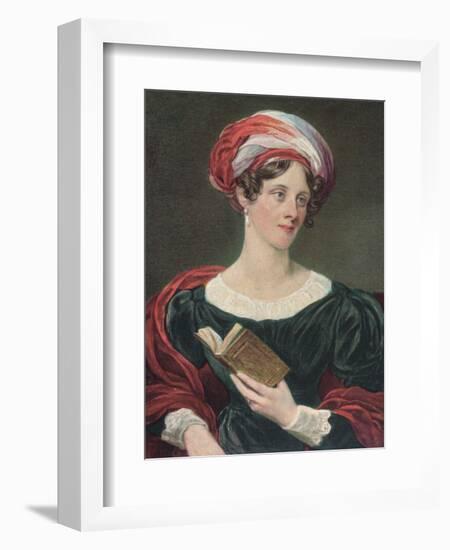 Miniature Portrait of Eliza Katherine Crawley, by Sir William Charles Ross, 19th century, (1903)-Sir William Charles Ross-Framed Giclee Print